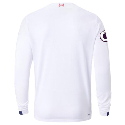 Liverpool New Balance 2019/20 Away Replica Long Sleeve Jersey – White
