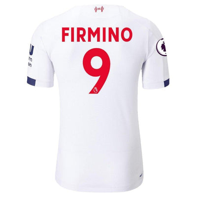 Roberto Firmino Liverpool New Balance 2019/20 Away Authentic Player Jersey – White
