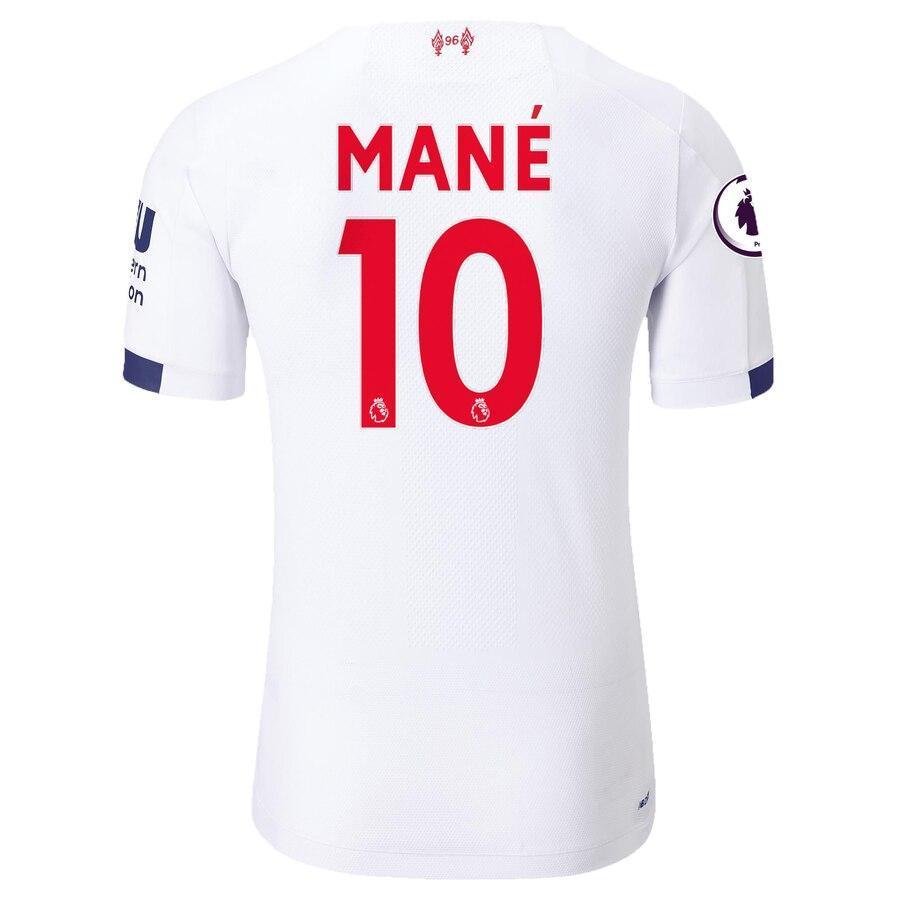 Sadio Mané Liverpool New Balance 2019/20 Away Authentic Player Jersey – White