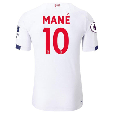 Sadio Mané Liverpool New Balance 2019/20 Away Authentic Player Jersey – White