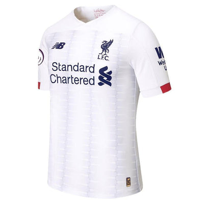Mohamed Salah Liverpool New Balance 2019/20 Away Authentic Player Jersey – White
