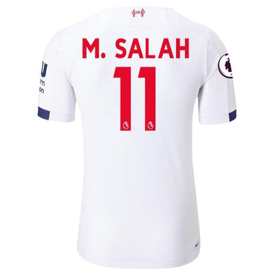 Mohamed Salah Liverpool New Balance 2019/20 Away Authentic Player Jersey – White
