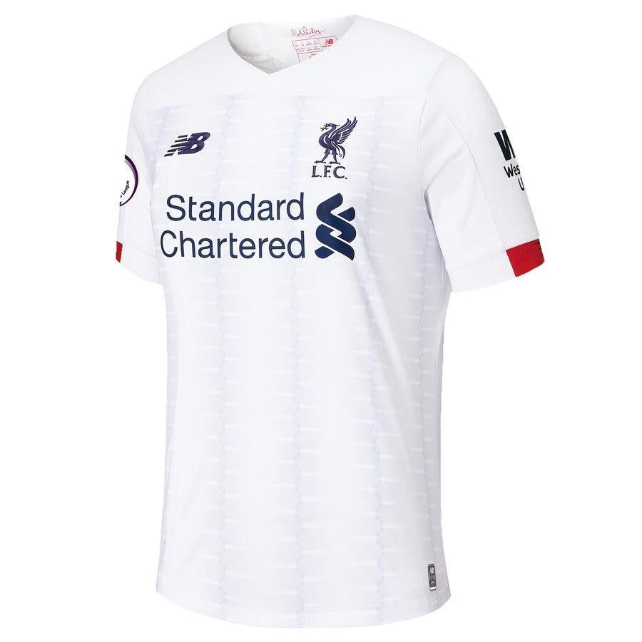 Virgil Van Dijk Liverpool New Balance 2019/20 Away Replica Player Jersey – White