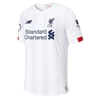Virgil Van Dijk Liverpool New Balance 2019/20 Away Replica Player Jersey – White