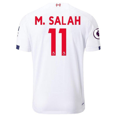 Mohamed Salah Liverpool New Balance 2019/20 Away Replica Player Jersey – White