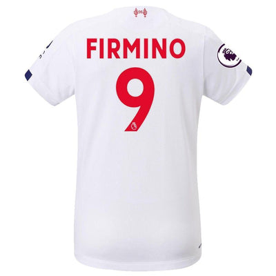 Roberto Firmino Liverpool New Balance Women's 2019/20 Away Replica Stadium Player Jersey – White
