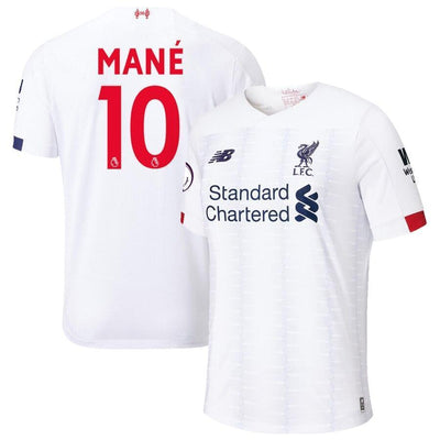 Sadio Mané Liverpool New Balance Youth 2019/20 Away Replica Stadium Player Jersey – White
