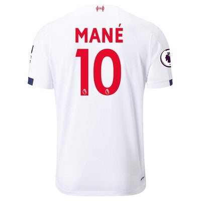 Sadio Mané Liverpool New Balance Youth 2019/20 Away Replica Stadium Player Jersey – White