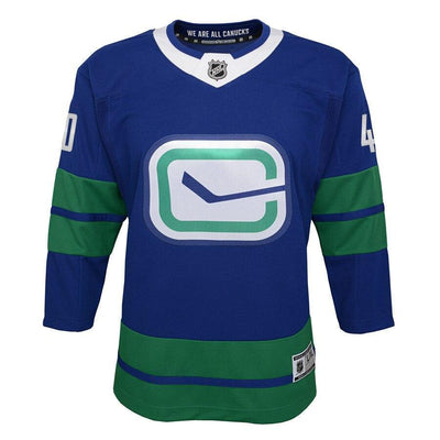 Elias Pettersson 40 Vancouver Canucks Youth Royal 2019/20 Alternate Premier Player Jersey