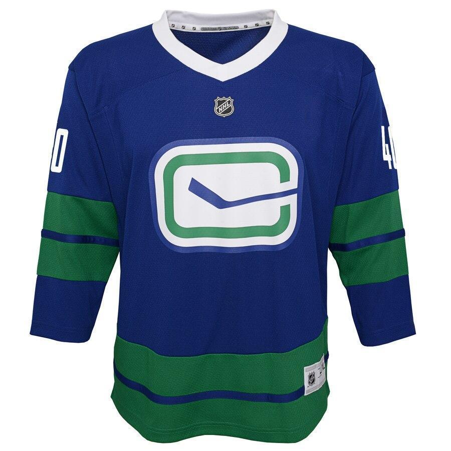 Elias Pettersson 40 Vancouver Canucks Youth Royal 2019/20 Alternate Replica Player Jersey