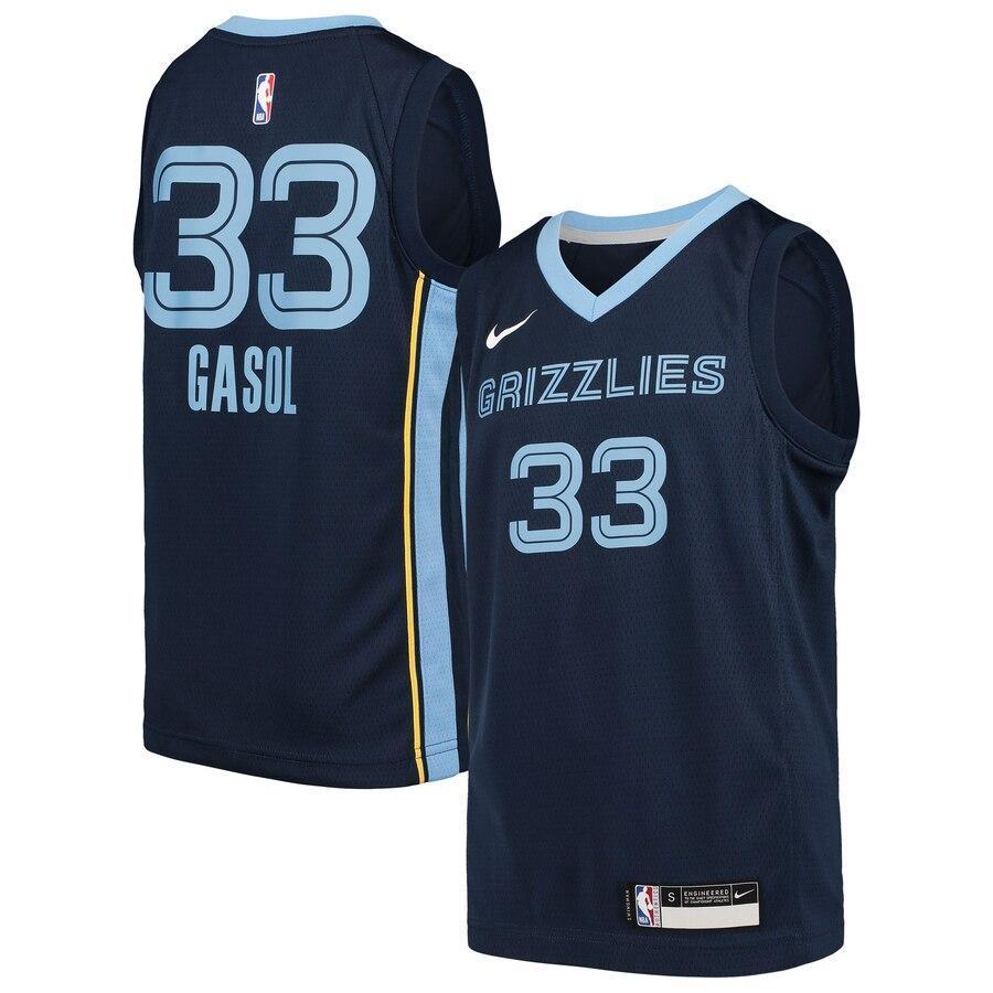 Marc Gasol Memphis Grizzlies Nike Youth Swingman Jersey – Navy