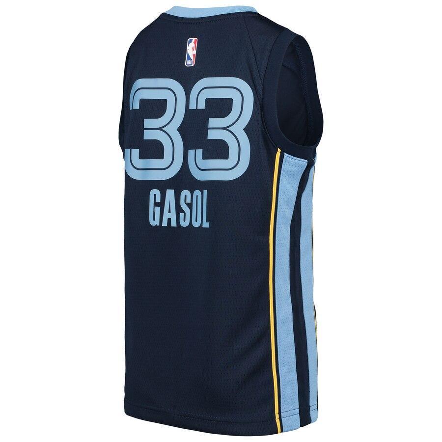 Marc Gasol Memphis Grizzlies Youth White Swingman Jersey - Association Edition