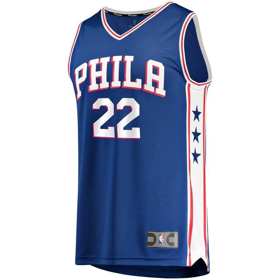 Mattise Thybulle Philadelphia 76ers 2019 NBA Draft First Round Pick Fast Break Replica Jersey Royal - Icon Edition