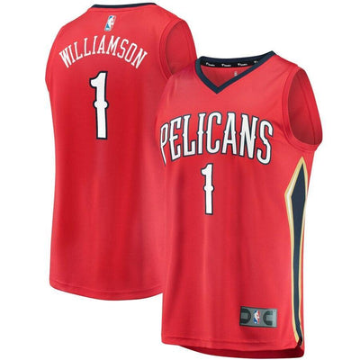 Zion Williamson New Orleans Pelicans 2019 NBA Draft First Round Pick Fast Break Replica Jersey - Icon Edition