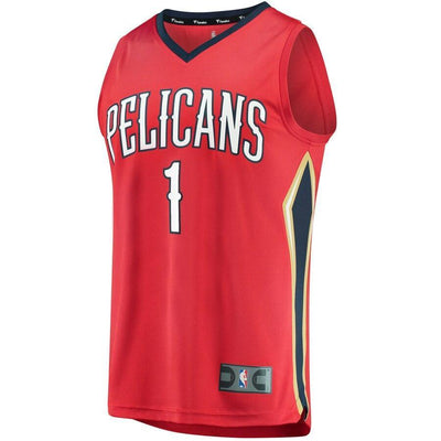 Zion Williamson New Orleans Pelicans 2019 NBA Draft First Round Pick Fast Break Replica Jersey - Statement Edition