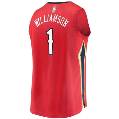 Zion Williamson New Orleans Pelicans 2019 NBA Draft First Round Pick Fast Break Replica Jersey - Statement Edition