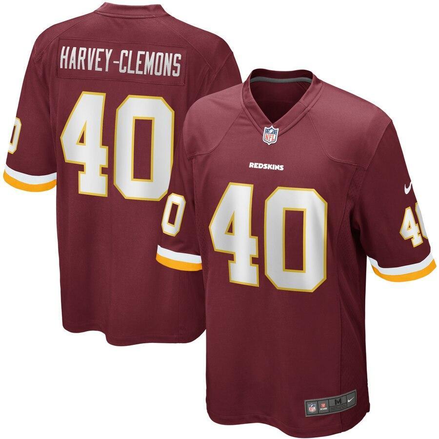 Josh Harvey-Clemons Washington Redskins Burgundy Game Jersey