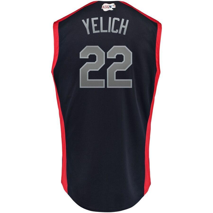 Christian Yelich National League 2019 MLB All-Star Game Workout Player Jersey - Navy