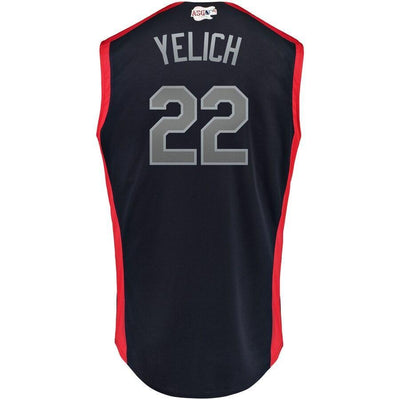 Christian Yelich National League 2019 MLB All-Star Game Workout Player Jersey - Navy