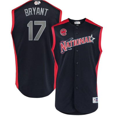 Kris Bryant National League Navy 2019 MLB All-Star Game Workout Player Jersey