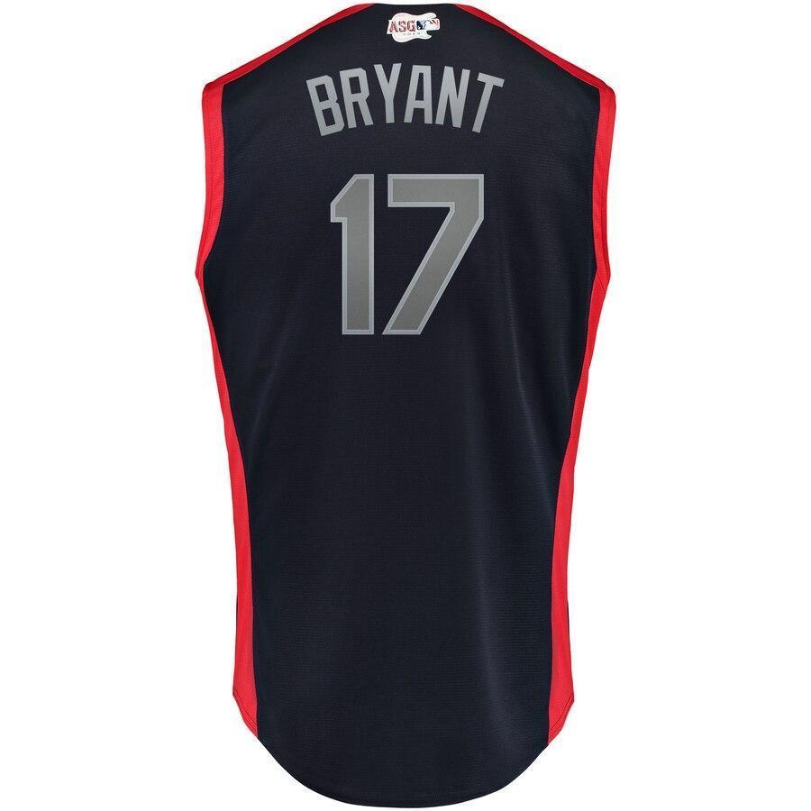Kris Bryant National League Navy 2019 MLB All-Star Game Workout Player Jersey