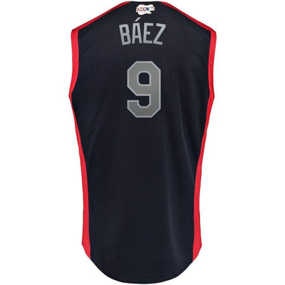 Javier Báez National League Majestic 2019 MLB All-Star Game Workout Player Jersey - Navy