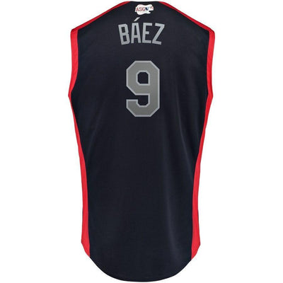 Javier Báez 9 National League Navy 2019 MLB All-Star Game Workout Player Jersey