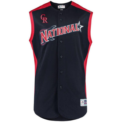 Nolan Arenado 25 National League Navy 2019 MLB All-Star Game Workout Player Jersey