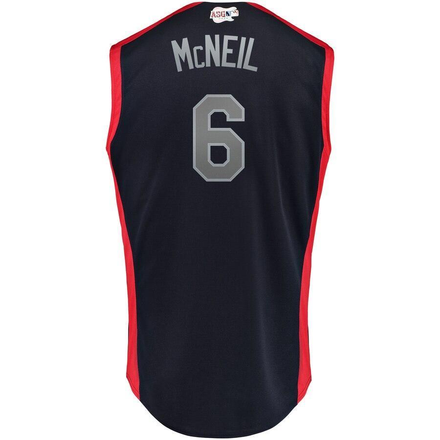 Jeff McNeil National League Majestic 2019 MLB All-Star Game Workout Player Jersey - Navy/Red