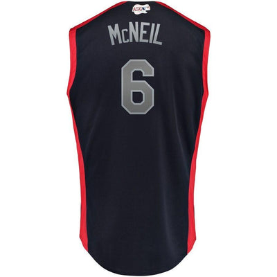 Jeff McNeil National League Majestic 2019 MLB All-Star Game Workout Player Jersey - Navy/Red