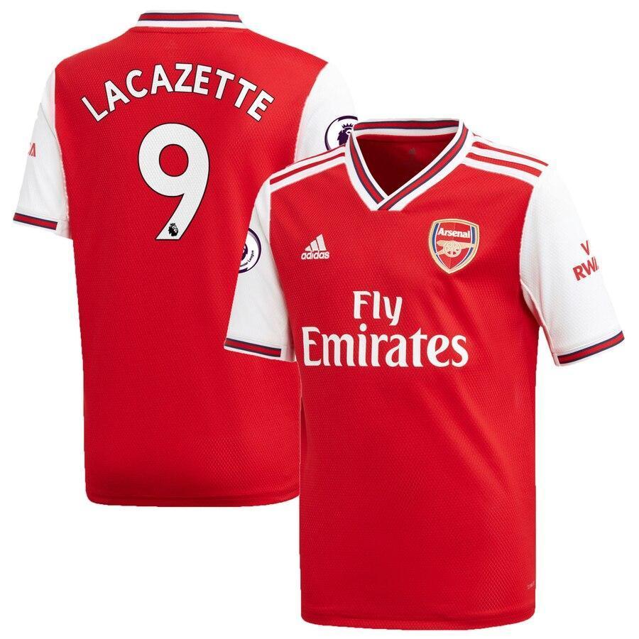 Alexandre Lacazette Arsenal adidas Youth 2019/20 Home Replica Player Jersey – Red