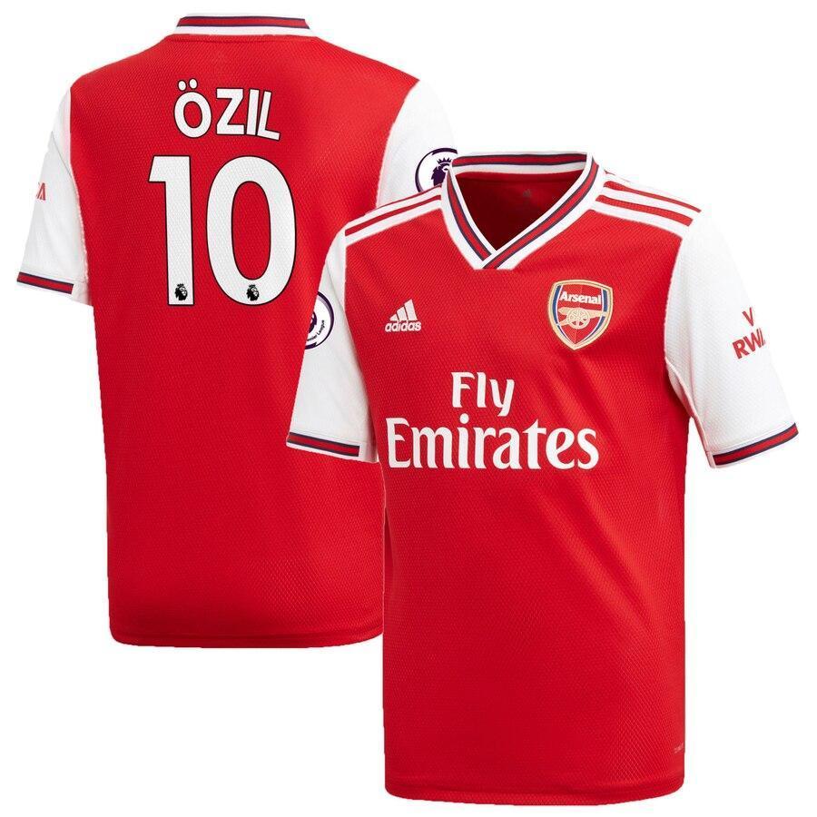 Mesut Özil Arsenal adidas Youth 2019/20 Home Replica Player Jersey – Red
