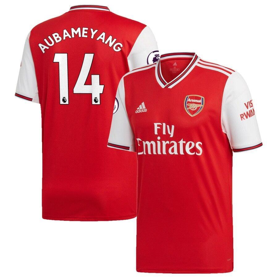 Pierre-Emerick Aubameyang Arsenal adidas 2019/20 Home Replica Player Jersey – Red