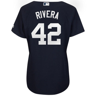 Mariano Rivera 42 New York Yankees Women's Navy 2019 Hall of Fame Cool Base Player Jersey