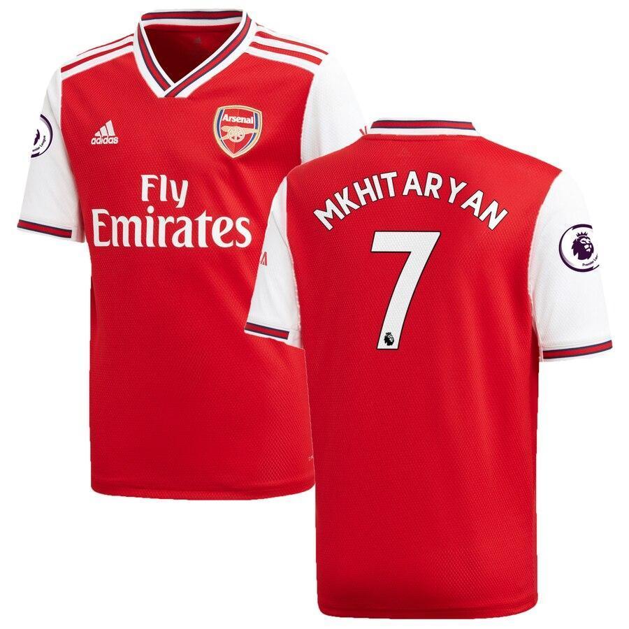 Henrikh Mkhitaryan Arsenal adidas Youth 2019/20 Home Replica Jersey - Red