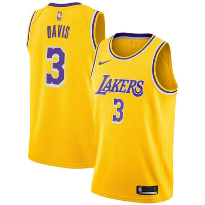 Anthony Davis Los Angeles Lakers Gold 2019/20 Swingman Jersey – Icon Edition