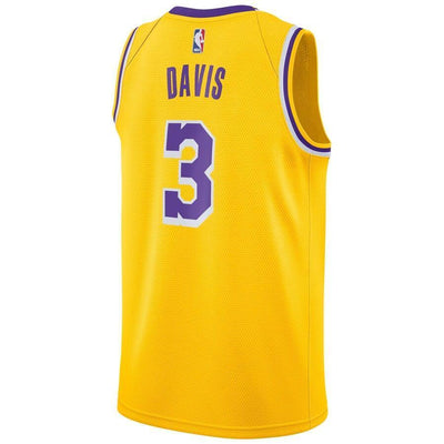 Anthony Davis Los Angeles Lakers 2019/20 Swingman Jersey Gold – Icon Edition