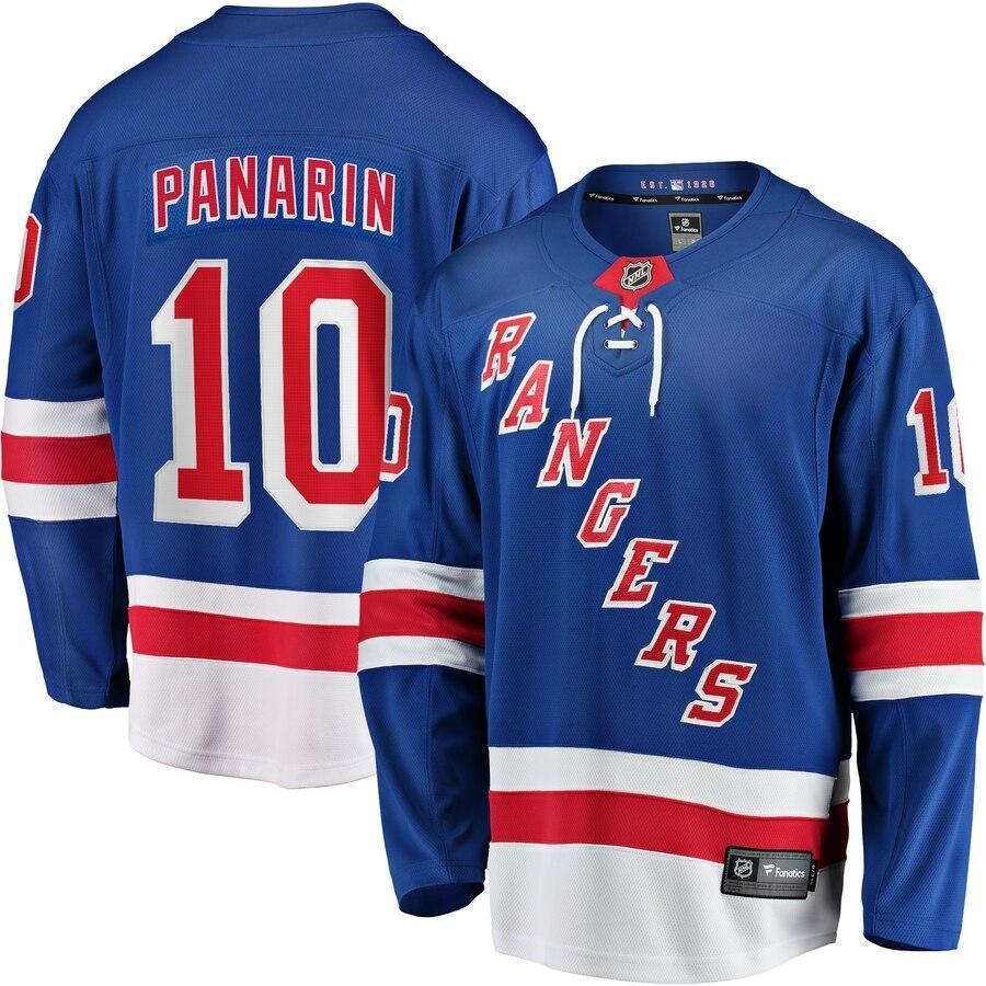 Artemi Panarin New York Rangers  Branded Home Breakaway Player Jersey – Blue