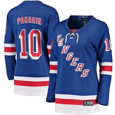 Artemi Panarin New York Rangers  Branded Women's Home Breakaway Player Jersey – Blue
