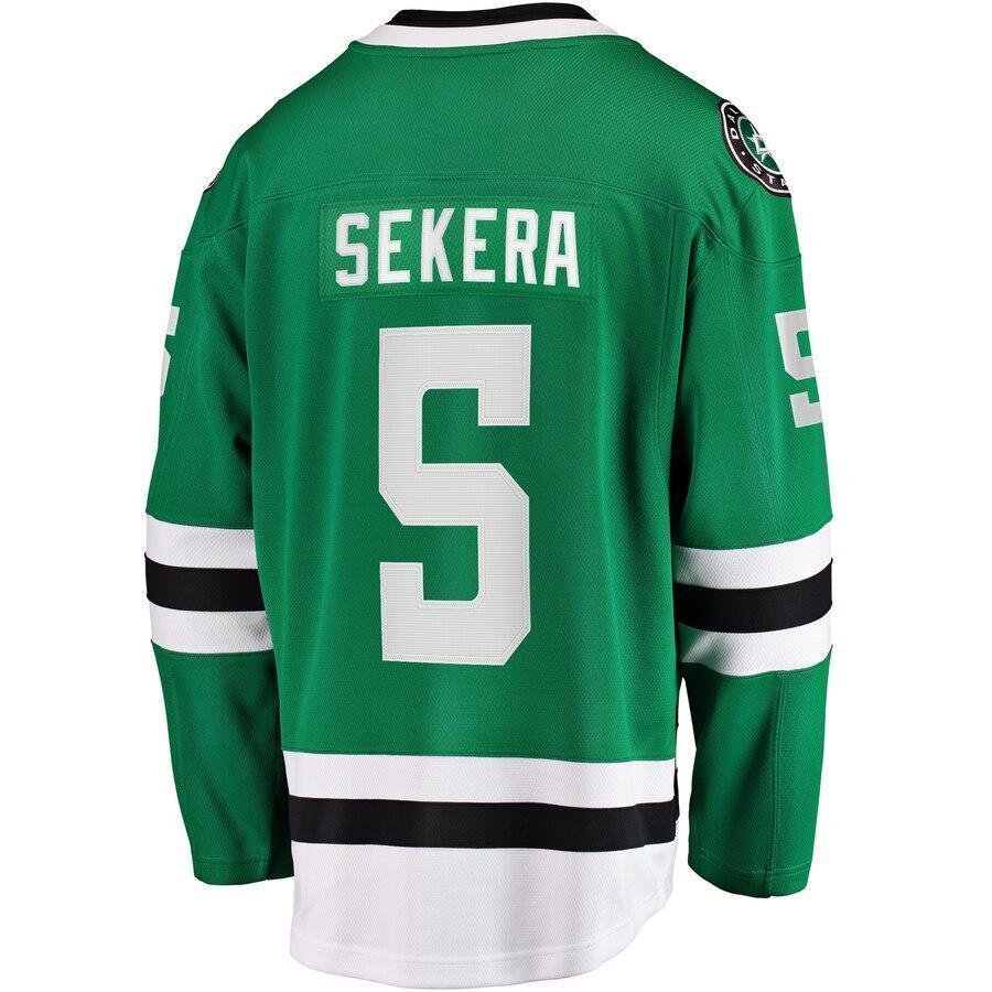 Andrej Sekera 5 Dallas Stars Kelly Green Breakaway Home Player Jersey