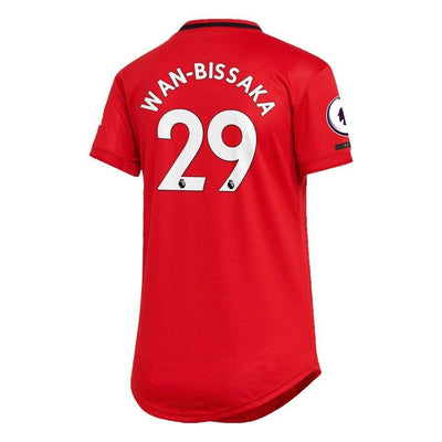 Aaron Wan-Bissaka Manchester United adidas Women's 2019/20 Home Replica Player Jersey – Red