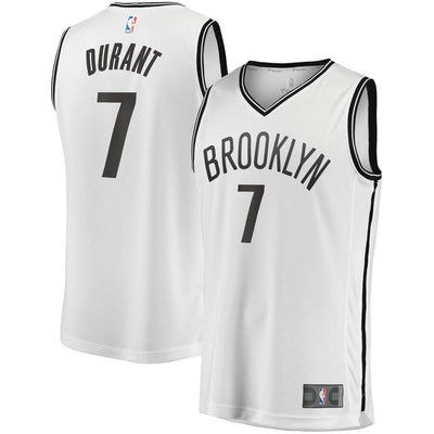 Kevin Durant Brooklyn Nets 2019/20 Fast Break Replica Player Jersey White - Association Edition