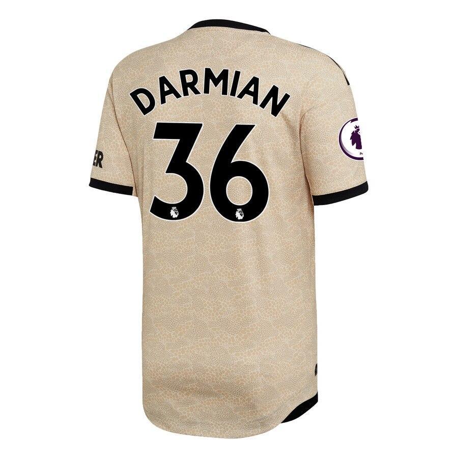 Matteo Darmian Manchester United adidas 2019/20 Away Authentic Player Jersey - Tan
