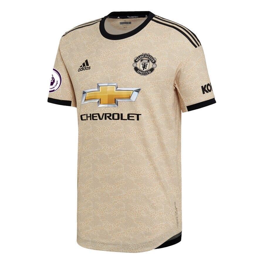 Aaron Wan-Bissaka Manchester United adidas 2019/20 Away Authentic Player Jersey - Tan