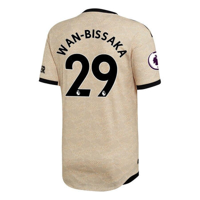 Aaron Wan-Bissaka Manchester United adidas 2019/20 Away Authentic Player Jersey - Tan