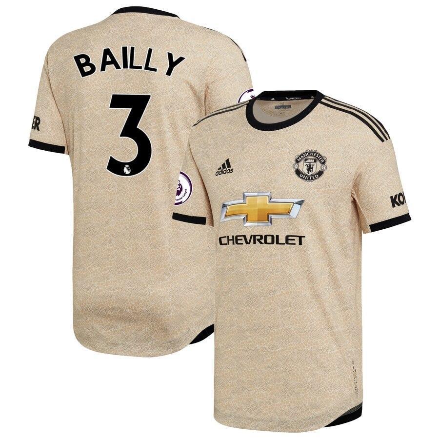 Eric Bailly Manchester United adidas 2019/20 Away Authentic Player Jersey - Tan