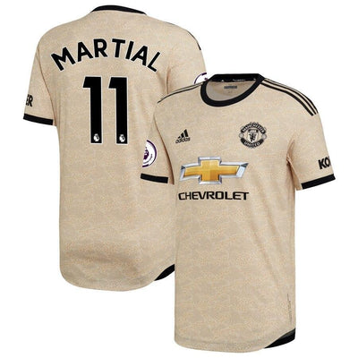 Anthony Martial Manchester United adidas 2019/20 Away Authentic Player Jersey - Tan