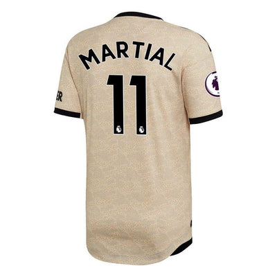 Anthony Martial Manchester United adidas 2019/20 Away Authentic Player Jersey - Tan