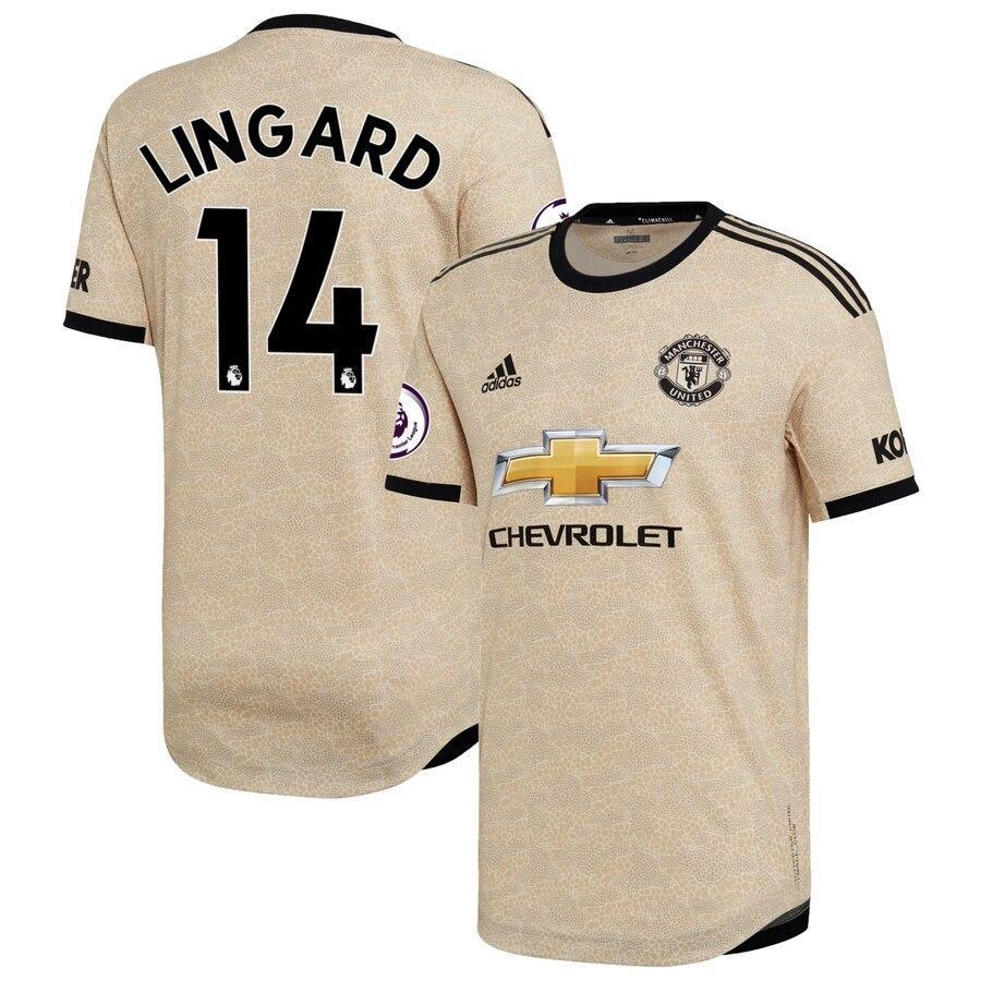 Jesse Lingard Manchester United adidas 2019/20 Away Authentic Player Jersey - Tan
