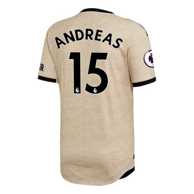 Andreas Pereira Manchester United adidas 2019/20 Away Authentic Player Jersey - Tan